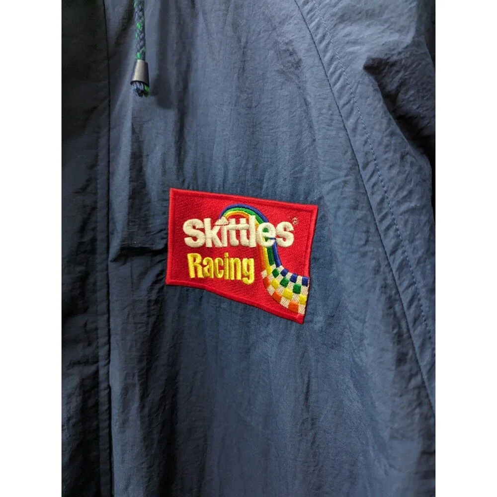 Vintage CYRK 90s Skittles Candy racing Team NASCAR Ernie Irvan Jacket Coat XL